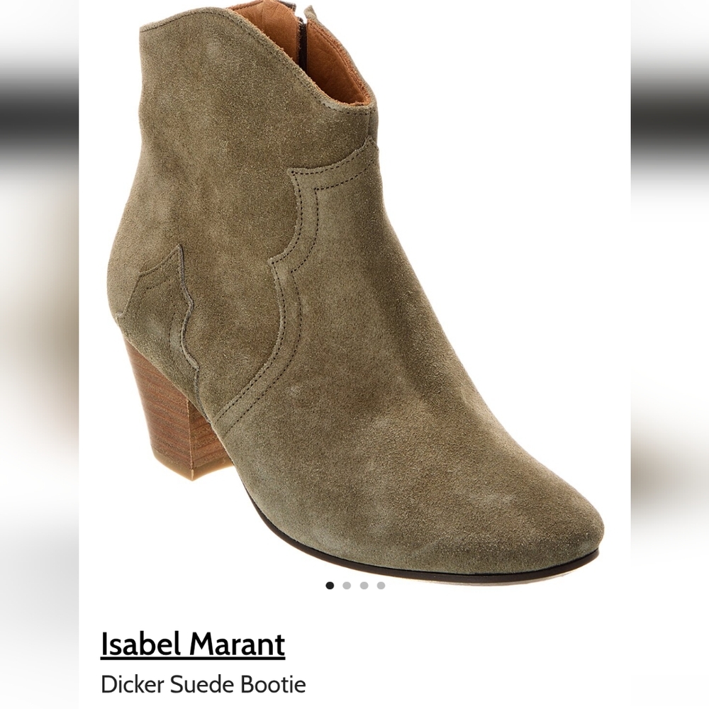 Isabel Marant Dicker Suede Bootie (39)